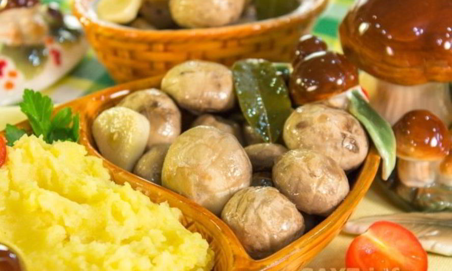 Рецепт маринованных шампиньонов