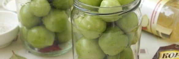 маринованные зеленые помидоры пальчики оближешь