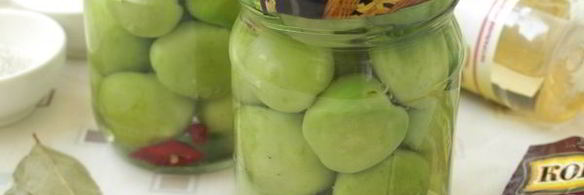 маринованные зеленые помидоры пальчики оближешь