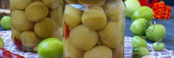 маринованные зеленые помидоры пальчики оближешь