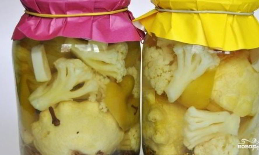Рецепт маринованых патиссонов с капустой