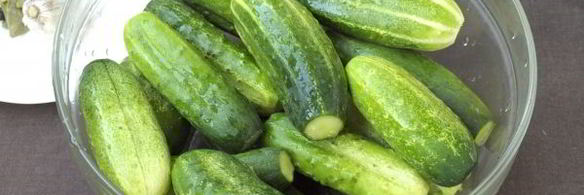 огурцы, маринованные с капустой