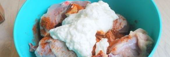 окорочка маринованные в йогурте