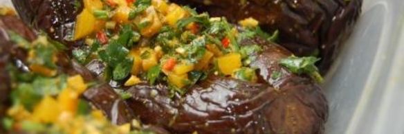 пряные маринованные баклажаны