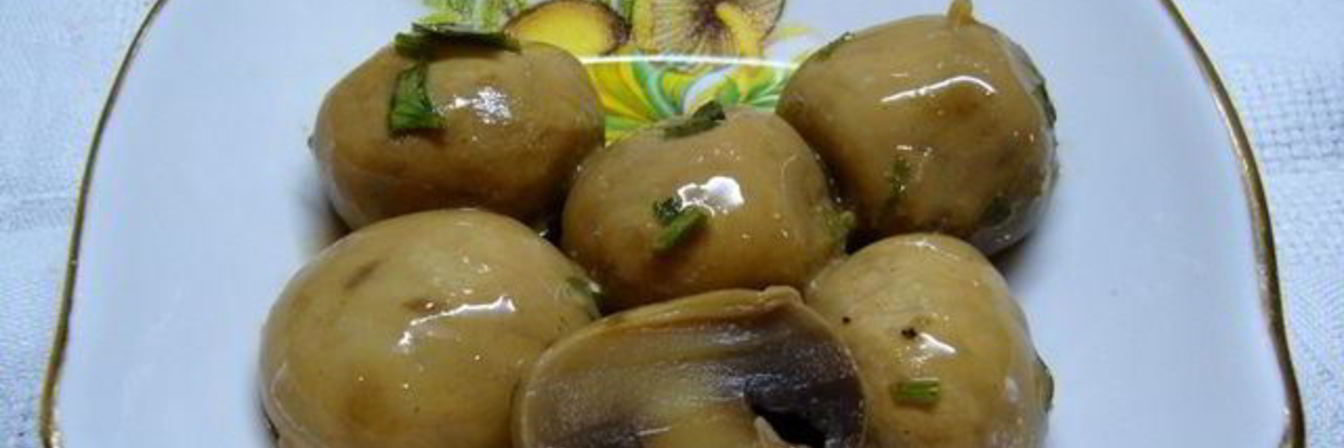 Шампиньоны маринованные