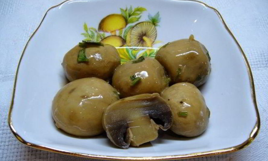 Рецепт шампиньонов маринованных