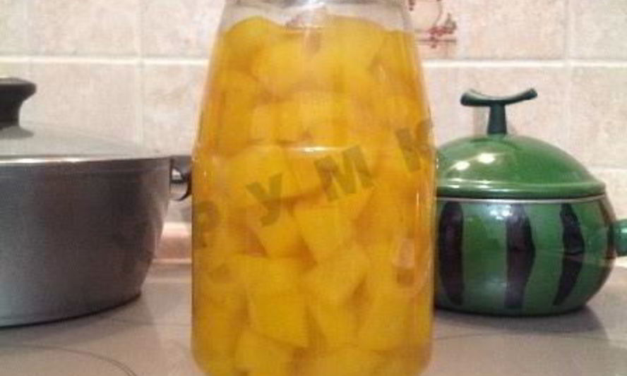 Рецепт тыквы маринованной на зиму на гарнир к мясу