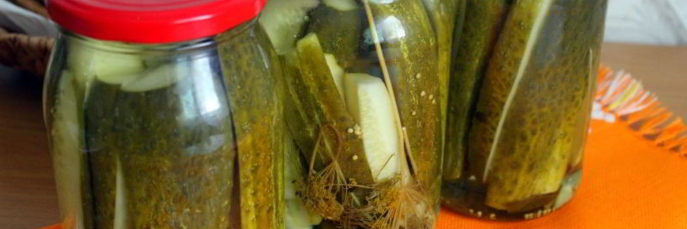 Закусочные маринованные огурцы