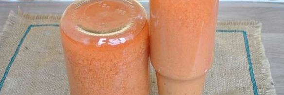 морковно-яблочный сок на зиму