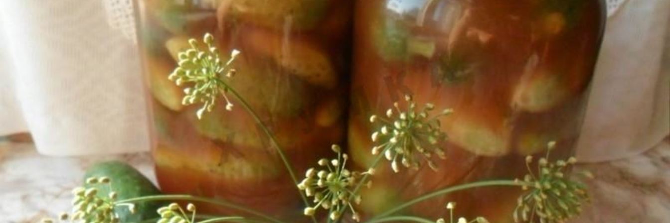 Огурцы с кетчупом чили без стерилизации