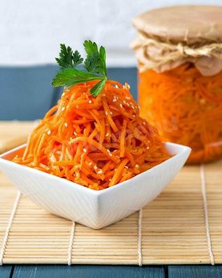 Острая морковь на зиму