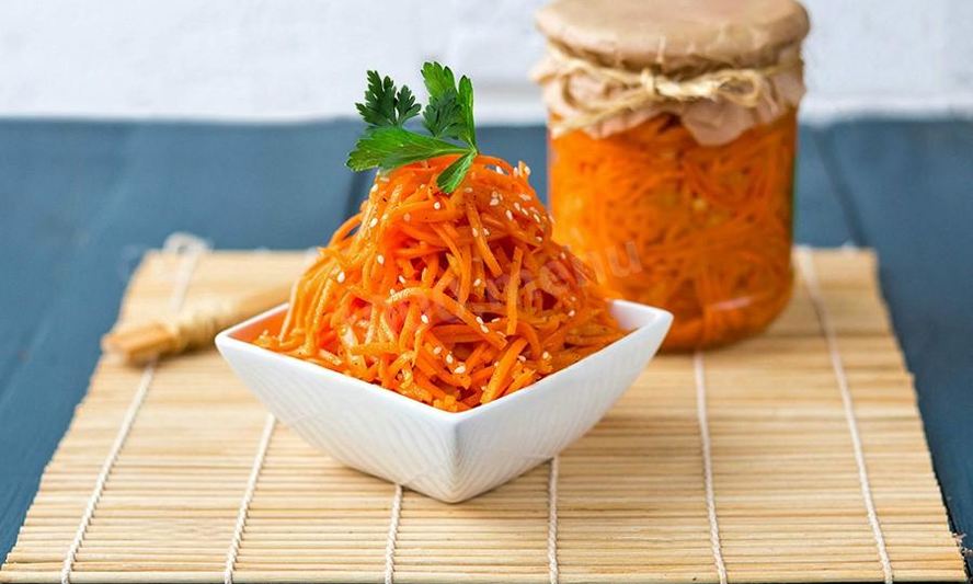 Рецепт острой моркови на зиму
