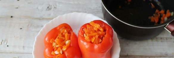 перец фаршированный морковью на зиму