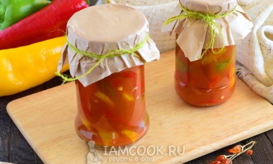 Рецепт перца в томатном соке на зиму