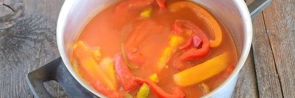 перец в томатном соке на зиму