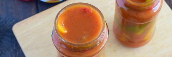 перец в томатном соке на зиму