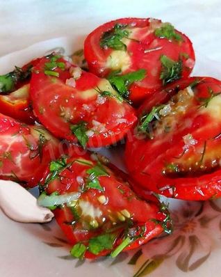 Помидоры по-корейски на зиму без стерилизации