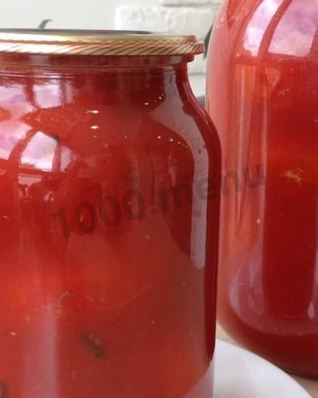 Помидоры в томатной заливке на зиму