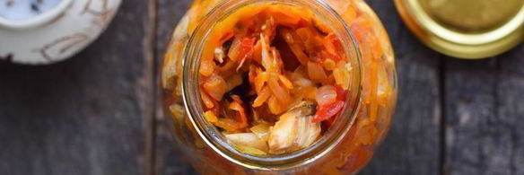 скумбрия с овощами на зиму