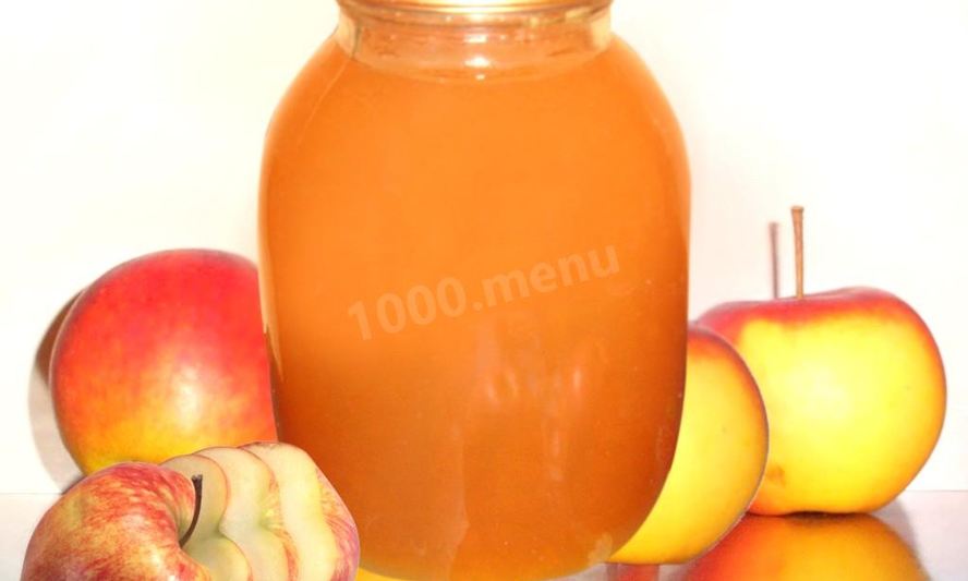 Рецепт сока яблочного на зиму с медом