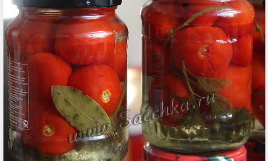 Рецепт консервированных помидоров