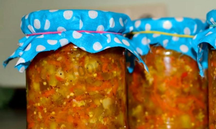 Рецепт соте из кабачков и баклажанов на зиму овощное