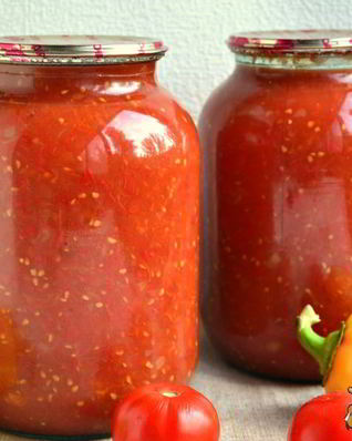 Томат со сладким перцем на зиму