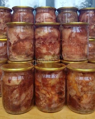 Тушенка на зиму в мультиварке