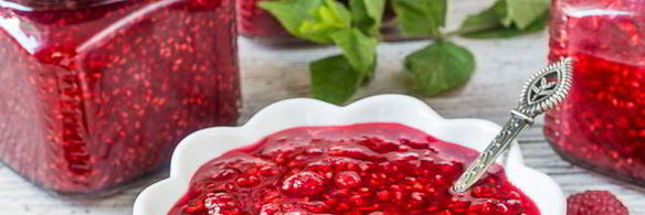 быстрое малиновое варенье