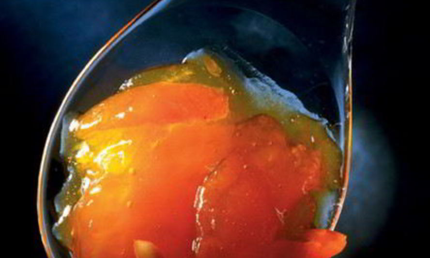 Рецепт быстрого варенья из красных грейпфрутов со свежей мятой