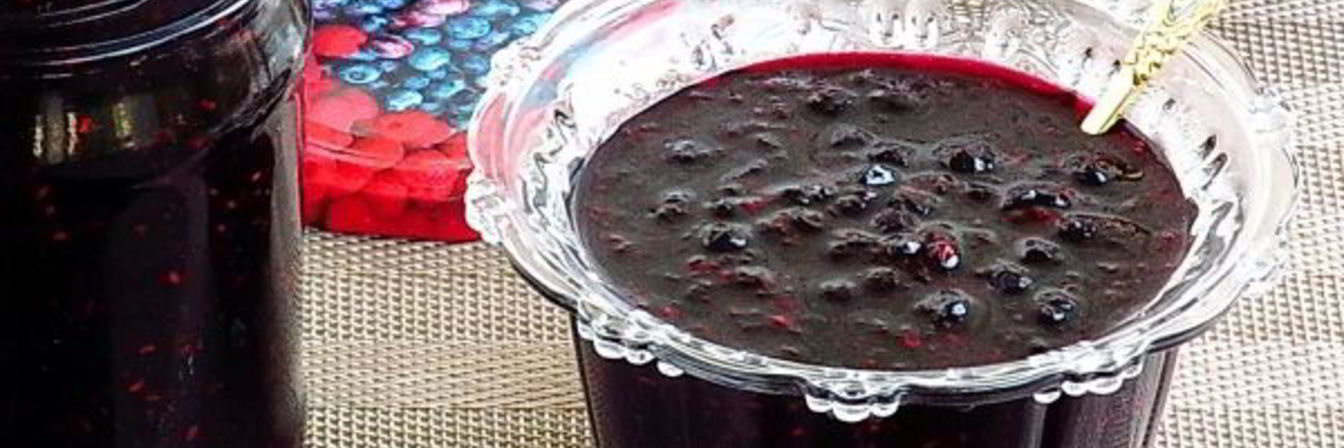 Чернично-малиновое варенье
