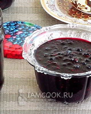 Чернично-малиновое варенье