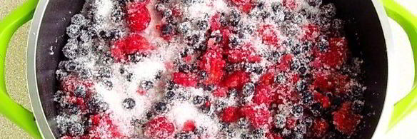 чернично-малиновое варенье