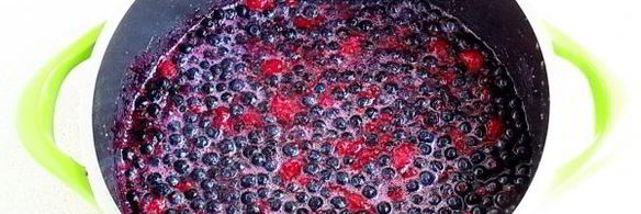 чернично-малиновое варенье