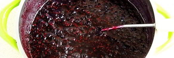 чернично-малиновое варенье