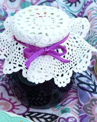 Черничный конфитюр с мятой