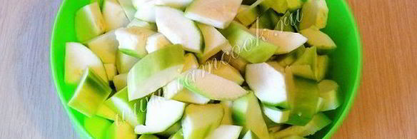 кабачковое варенье с красной смородиной