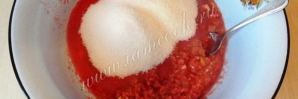 кабачковое варенье с красной смородиной