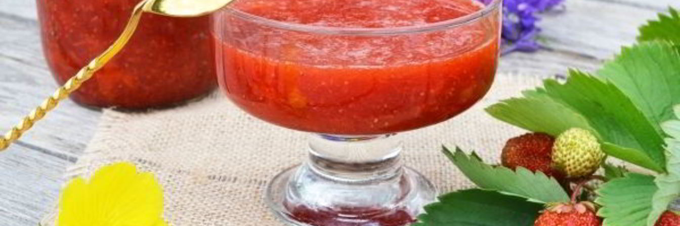 Клубничное варенье без варки ягод