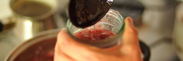 конфитюр из крыжовника, банана и мяты