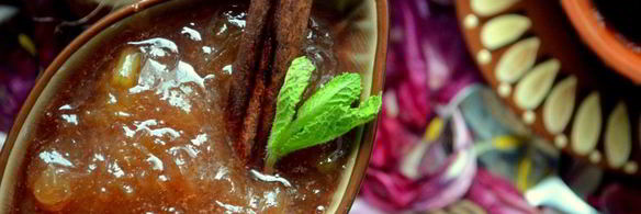 конфитюр из ревеня с корицей