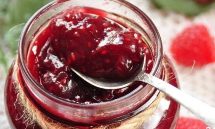 Рецепт малинового варенья без воды