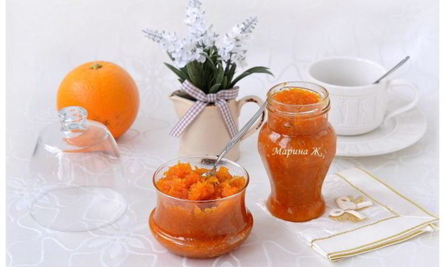 Рецепт морковна-цитрусового варенье