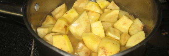 простое варенье из айвы дольками на зиму