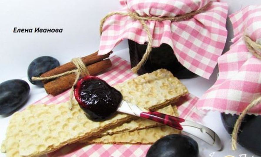 Рецепт сливового конфитюра с корицей и лимоном