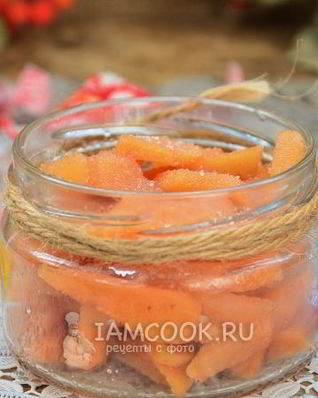 Цукаты из айвы