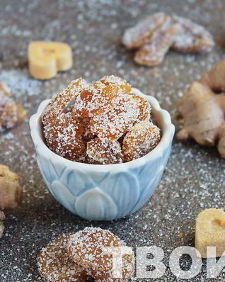 Цукаты из имбиря