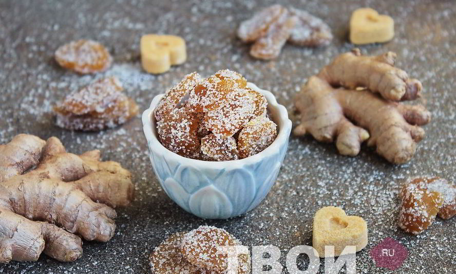Рецепт цукатов из имбиря
