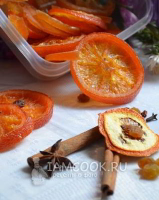 Цукаты из цитрусовых и яблочных долек