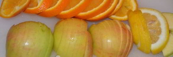 цукаты из цитрусовых и яблочных долек